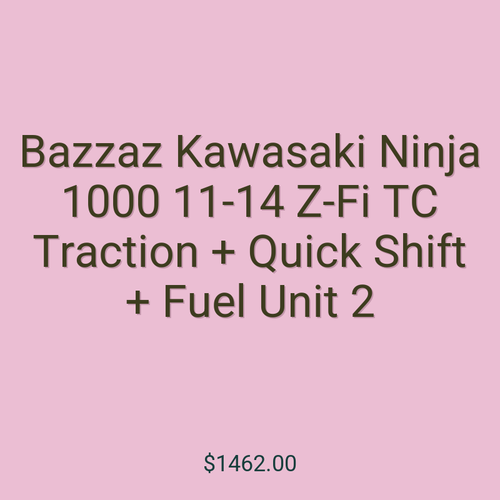 Bazzaz Kawasaki Ninja 1000 11-14 Z-Fi TC Traction + Quick Shift + Fuel Unit 2