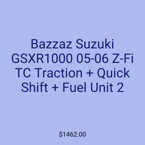 Bazzaz Suzuki GSXR1000 05-06 Z-Fi TC Traction + Quick Shift + Fuel Unit 2