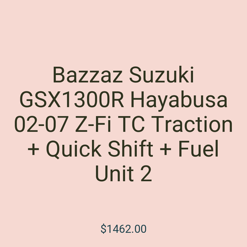 Bazzaz Suzuki GSX1300R Hayabusa 02-07 Z-Fi TC Traction + Quick Shift + Fuel Unit 2