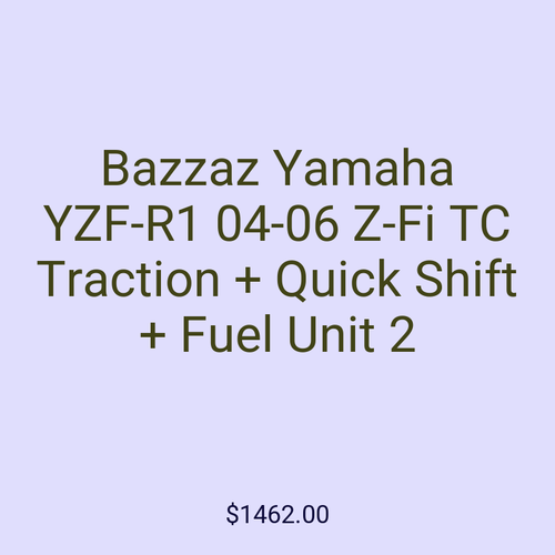Bazzaz Yamaha YZF-R1 04-06 Z-Fi TC Traction + Quick Shift + Fuel Unit 2