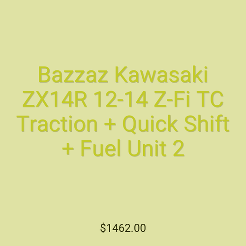 Bazzaz Kawasaki ZX14R 12-14 Z-Fi TC Traction + Quick Shift + Fuel Unit 2