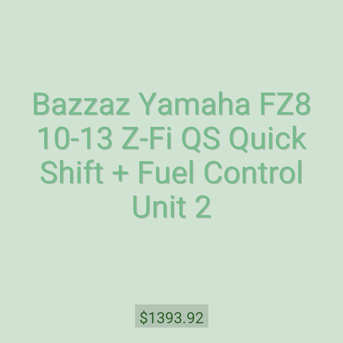 Bazzaz Yamaha FZ8 10-13 Z-Fi QS Quick Shift + Fuel Control Unit 2