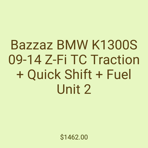Bazzaz BMW K1300S 09-14 Z-Fi TC Traction + Quick Shift + Fuel Unit 2