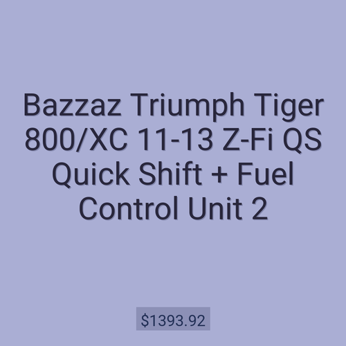 Bazzaz Triumph Tiger 800/XC 11-13 Z-Fi QS Quick Shift + Fuel Control Unit 2