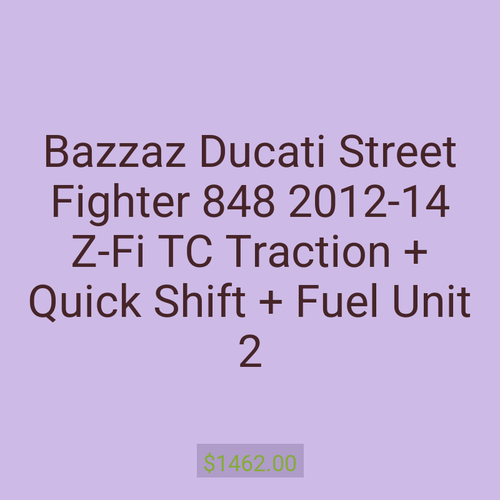 Bazzaz Ducati Street Fighter 848 2012-14 Z-Fi TC Traction + Quick Shift + Fuel Unit 2