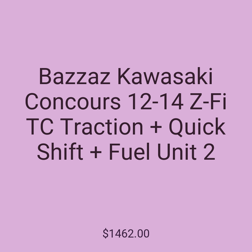 Bazzaz Kawasaki Concours 12-14 Z-Fi TC Traction + Quick Shift + Fuel Unit 2
