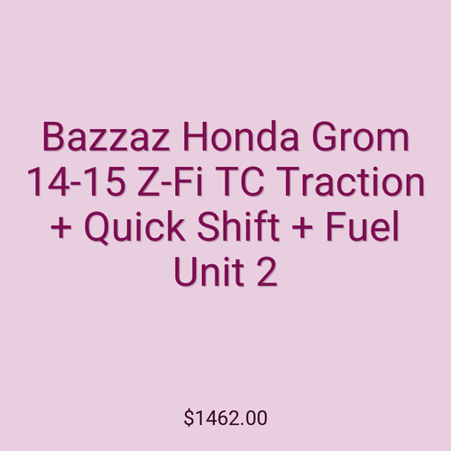 Bazzaz Honda Grom 14-15 Z-Fi TC Traction + Quick Shift + Fuel Unit 2