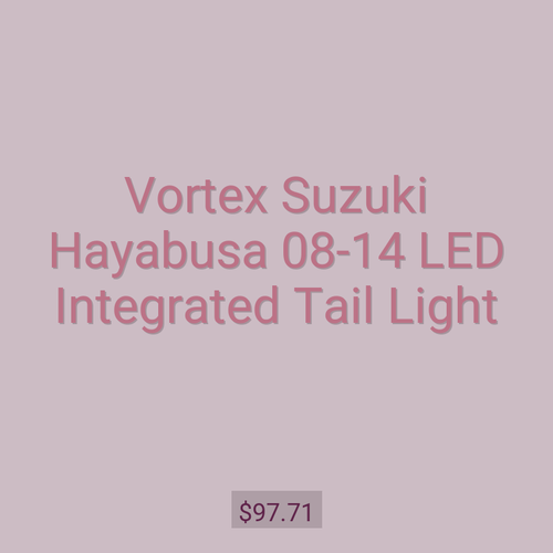 Vortex Suzuki Hayabusa 08-14 LED Integrated Tail Light