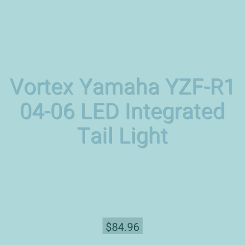 Vortex Yamaha YZF-R1 04-06 LED Integrated Tail Light