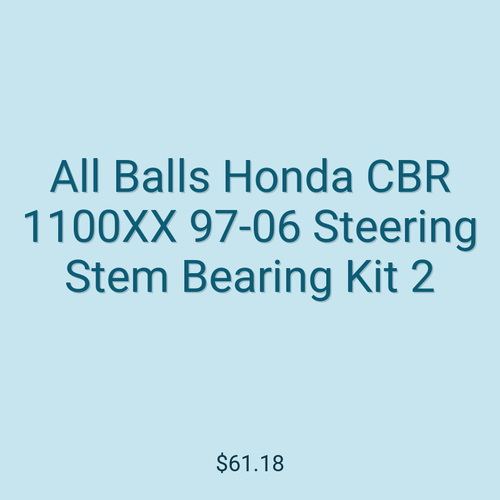 All Balls Honda CBR 1100XX 97-06 Steering Stem Bearing Kit 2