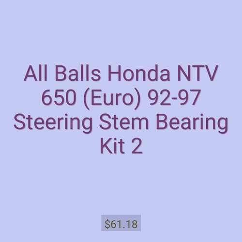 All Balls Honda NTV 650 (Euro) 92-97 Steering Stem Bearing Kit 2
