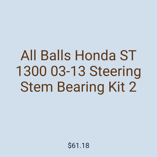 All Balls Honda ST 1300 03-13 Steering Stem Bearing Kit 2
