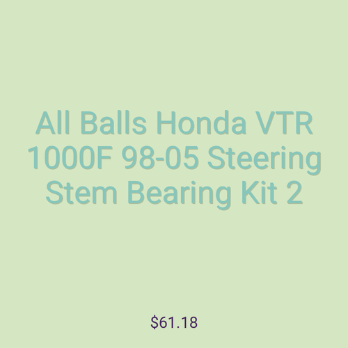 All Balls Honda VTR 1000F 98-05 Steering Stem Bearing Kit 2