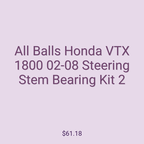 All Balls Honda VTX 1800 02-08 Steering Stem Bearing Kit 2