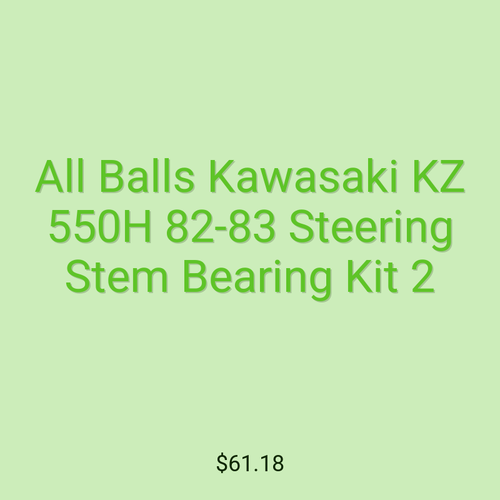 All Balls Kawasaki KZ 550H 82-83 Steering Stem Bearing Kit 2