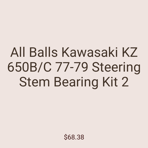 All Balls Kawasaki KZ 650B/C 77-79 Steering Stem Bearing Kit 2