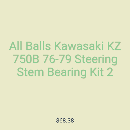 All Balls Kawasaki KZ 750B 76-79 Steering Stem Bearing Kit 2