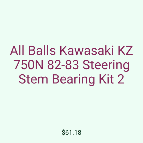 All Balls Kawasaki KZ 750N 82-83 Steering Stem Bearing Kit 2