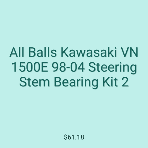 All Balls Kawasaki VN 1500E 98-04 Steering Stem Bearing Kit 2