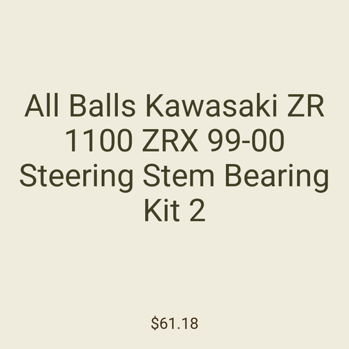 All Balls Kawasaki ZR 1100 ZRX 99-00 Steering Stem Bearing Kit 2