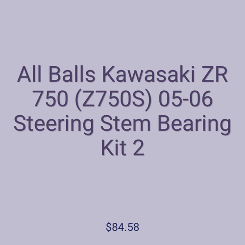 All Balls Kawasaki ZR 750 (Z750S) 05-06 Steering Stem Bearing Kit 2