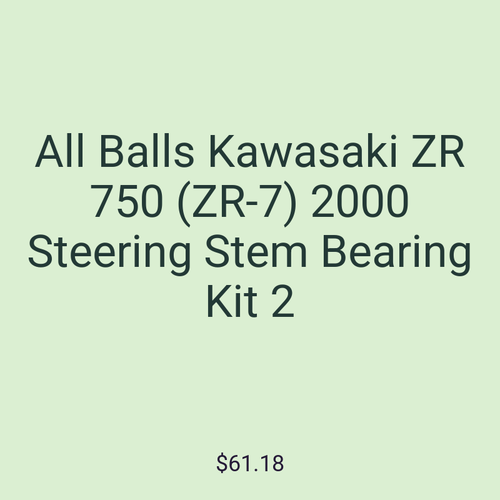 All Balls Kawasaki ZR 750 (ZR-7) 2000 Steering Stem Bearing Kit 2