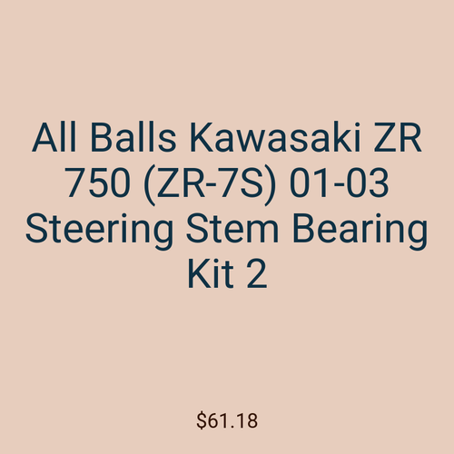 All Balls Kawasaki ZR 750 (ZR-7S) 01-03 Steering Stem Bearing Kit 2