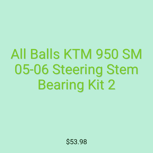 All Balls KTM 950 SM 05-06 Steering Stem Bearing Kit 2