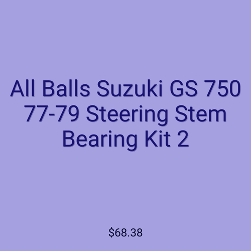 All Balls Suzuki GS 750 77-79 Steering Stem Bearing Kit 2