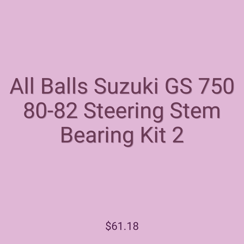 All Balls Suzuki GS 750 80-82 Steering Stem Bearing Kit 2