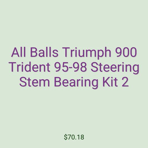 All Balls Triumph 900 Trident 95-98 Steering Stem Bearing Kit 2