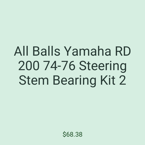 All Balls Yamaha RD 200 74-76 Steering Stem Bearing Kit 2