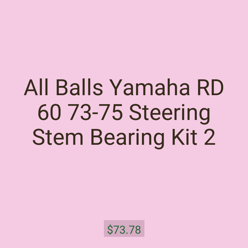 All Balls Yamaha RD 60 73-75 Steering Stem Bearing Kit 2