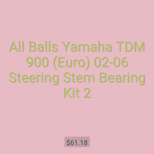 All Balls Yamaha TDM 900 (Euro) 02-06 Steering Stem Bearing Kit 2
