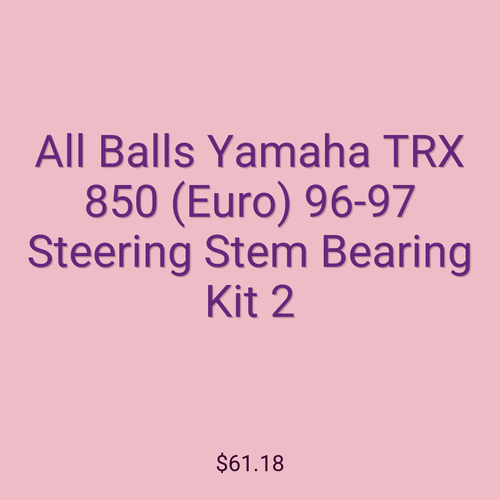 All Balls Yamaha TRX 850 (Euro) 96-97 Steering Stem Bearing Kit 2