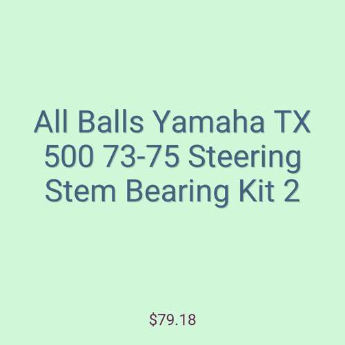 All Balls Yamaha TX 500 73-75 Steering Stem Bearing Kit 2