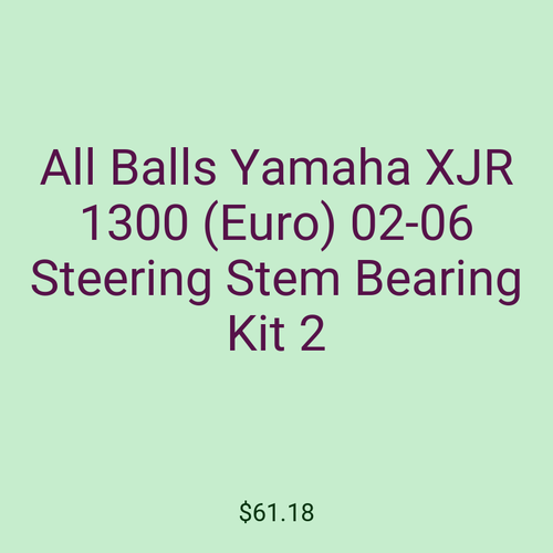 All Balls Yamaha XJR 1300 (Euro) 02-06 Steering Stem Bearing Kit 2