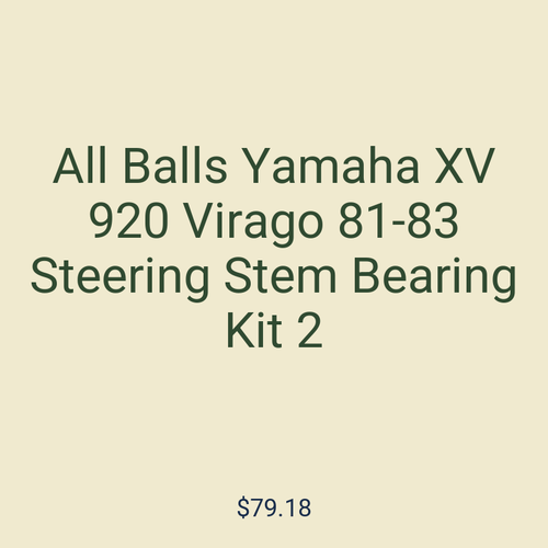 All Balls Yamaha XV 920 Virago 81-83 Steering Stem Bearing Kit 2