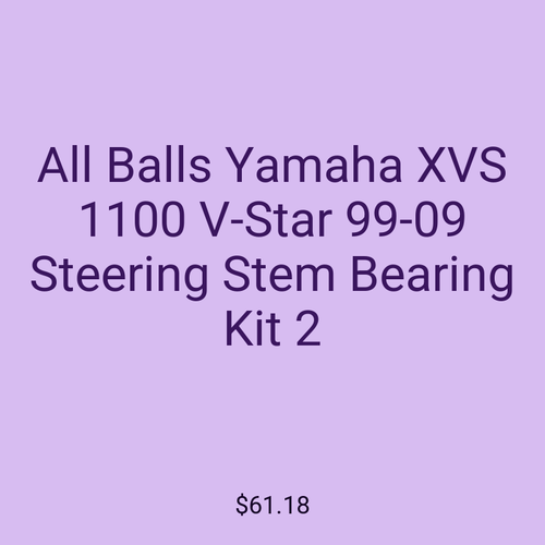 All Balls Yamaha XVS 1100 V-Star 99-09 Steering Stem Bearing Kit 2