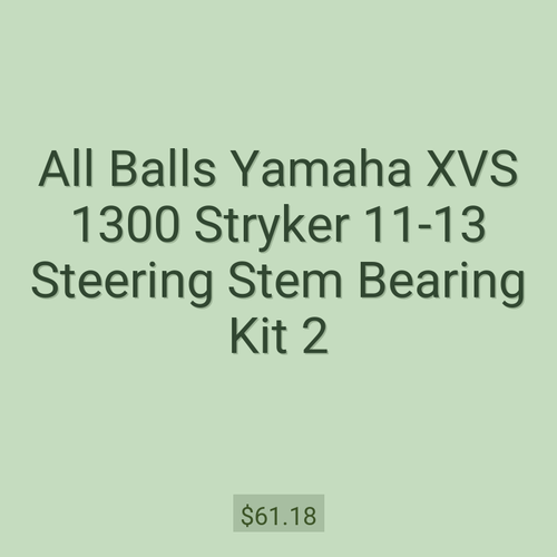 All Balls Yamaha XVS 1300 Stryker 11-13 Steering Stem Bearing Kit 2