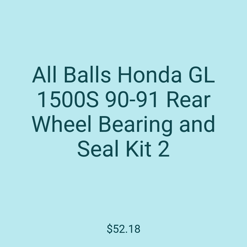 All Balls Honda GL 1500S 90-91 Rear Wheel Bearing and Seal Kit 2