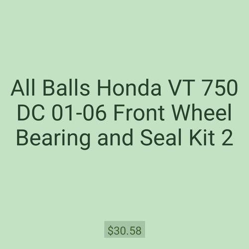 All Balls Honda VT 750 DC 01-06 Front Wheel Bearing and Seal Kit 2