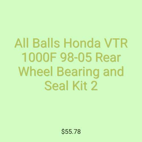 All Balls Honda VTR 1000F 98-05 Rear Wheel Bearing and Seal Kit 2
