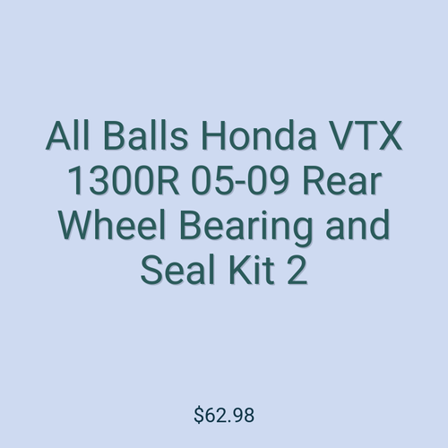All Balls Honda VTX 1300R 05-09 Rear Wheel Bearing and Seal Kit 2