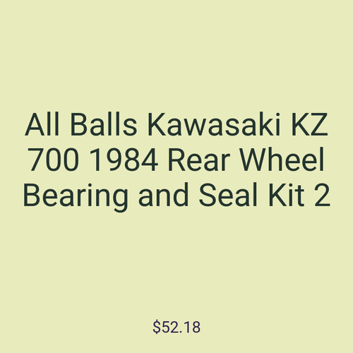 All Balls Kawasaki KZ 700 1984 Rear Wheel Bearing and Seal Kit 2