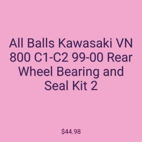 All Balls Kawasaki VN 800 C1-C2 99-00 Rear Wheel Bearing and Seal Kit 2