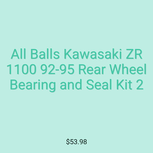 All Balls Kawasaki ZR 1100 92-95 Rear Wheel Bearing and Seal Kit 2