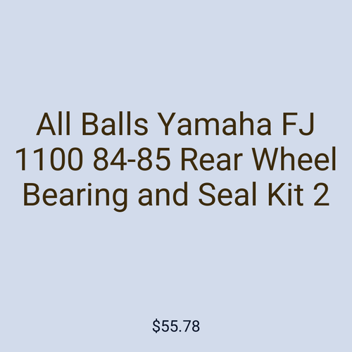 All Balls Yamaha FJ 1100 84-85 Rear Wheel Bearing and Seal Kit 2