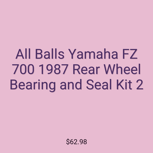 All Balls Yamaha FZ 700 1987 Rear Wheel Bearing and Seal Kit 2