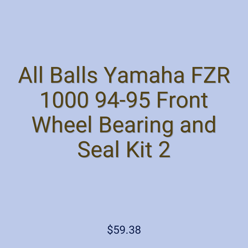 All Balls Yamaha FZR 1000 94-95 Front Wheel Bearing and Seal Kit 2